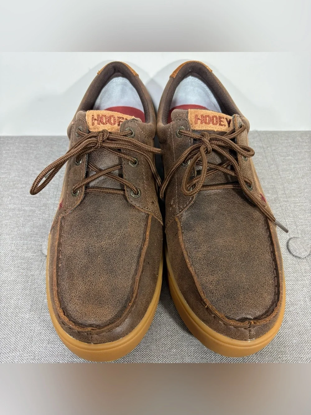 Twisted X Hooey Brown Leather Lace-Up Sneaker- men’s 10.5